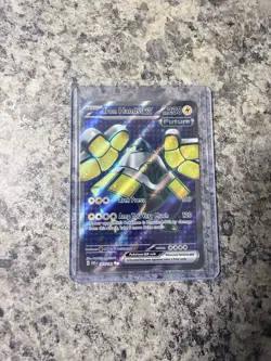 Pokemon TCG Iron Hands EX Paradox Rift Holo Ultra Rare Card 223/182 NM - Image 1