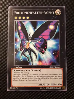 Yu-Gi-Oh! Photonenfalter-Agent, GAOV-DE044, Rare, 1. Auflage, Deutsch, Near Mint - Image 1