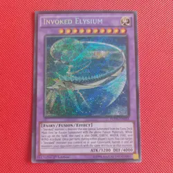 Yugioh Invoked Elysium FUEN-EN033 Secret Rare NM - Image 1