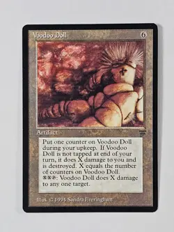 MTG Voodoo Doll Legends Rare Reserved List Magic 1994 Card Vault NM - Image 1