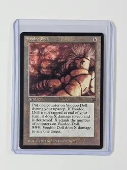 MTG Voodoo Doll Legends Rare Reserved List Magic 1994 Card Vault NM - Image 3