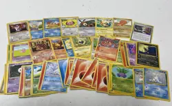 Pokemon Card Lot Vintage WOTC Mixed Sets Non-Holo Approx 50 Cards - Image 1