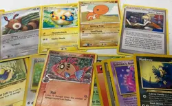 Pokemon Card Lot Vintage WOTC Mixed Sets Non-Holo Approx 50 Cards - Image 3