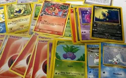 Pokemon Card Lot Vintage WOTC Mixed Sets Non-Holo Approx 50 Cards - Image 5