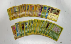 Pokemon Trading Card Lot Mixed Vintage 50 Cards WOTC Sets 1996-2007 Non Holo - Image 1