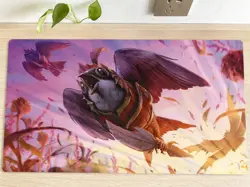 MTG SHRIKE FORCE Table Playmat TCG CCG Trading Card Game Mat Mouse Pad & Bag - Image 1