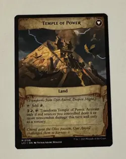 MTG Ojer Axonil, Deepest Might Temple Of Power- The Lost Cavern of Ixalan LP - Image 2