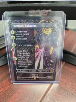 Summon: Bahamut (Borderless) Final Fantasy Foil - Image 1