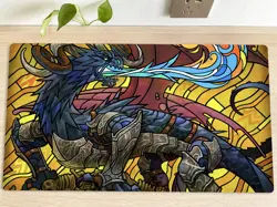 MTG Palladia-Mors Table Playmat TCG CCG Trading Card Game Mat Mouse Pad & Bag - Image 1