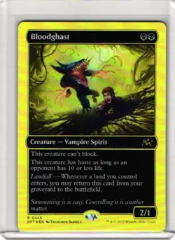 MTG Bloodghast - First-Place Foil NM-Mint Aetherdrift 0445 - Image 1