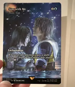 Magic: The Gathering Stay with Me Final Fantasy UB Non Foil Blue Mythic EN 0031 - Image 1