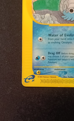 Pokemon Omanyte 41/144 Skyridge - Uncommon ENG WOTC Baba - Image 5