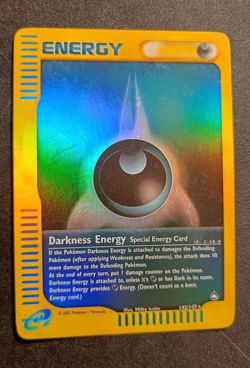 Pokemon Darkness Energy 142/147 Aquapolis - Reverse Holo ENG WOTC MP+ - Image 1