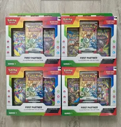 Pokemon TCG First Partner Illustration Collection Series 1 [lot of 4] ✅ - Image 1