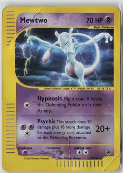 Pokemon Mewtwo 20/165 Reverse Holo DMG Expedition Base Set WOTC - Image 1