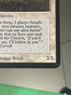 ALPHA Pearled Unicorn MtG Magic VLP - Image 4