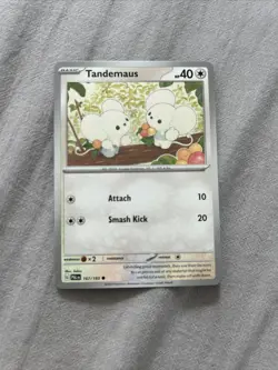 Tandemaus 167/193 Common Paldea Evolved Pokemon NM - Image 1