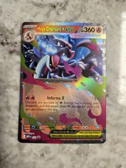 Mega Charizard X ex 029 Holo Black Star Promo ME: Mega Evolution Pokemon NM - Image 1