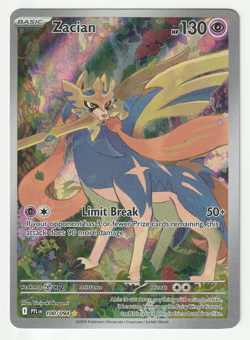 Zacian 100/094 NM Pokemon TCG Illustration Rare Phantasmal Flames Holo - Image 1