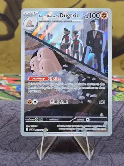 Pokemon TCG Team Rockets Dugtrio 239/217 Ascended Heroes Illustration Rare NM - Image 1
