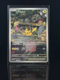 Pokemon TCG Pikachu 173/165 Illustration Rare Holo SV Scarlet & Violet 151 EN - Image 1