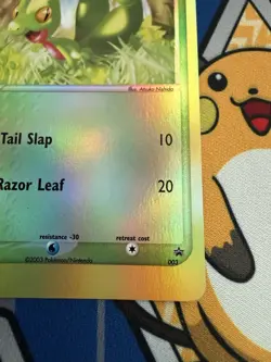 Pokemon Treecko Reverse Holo Black Star Promo 2003 #003 NM - Image 2