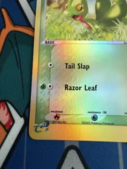 Pokemon Treecko Reverse Holo Black Star Promo 2003 #003 NM - Image 3