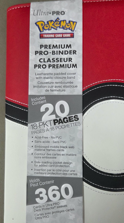 Ultra Pro Premium Pro-Binder 20 pages(double sided), Pokemon Style - Image 2