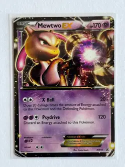 Pokemon Mewtwo EX BW45 Black & White Holo - Image 1