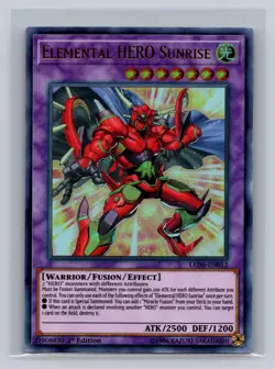 Elemental HERO Sunrise LED6-EN012 Legendary Duelists: Magical Hero Yu-Gi-Oh NM - Image 1