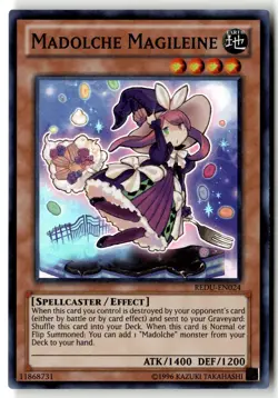 Madolche Magileine REDU-EN024 Return of the Duelist Yu-Gi-Oh Unlimited LP - Image 1