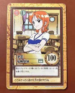 1999 BANDAI One Piece Hyper Battle NAMI C10 FIRST STAGE 1ST EVER SET RC - Image 1