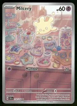 Pokemon Cards Milcery 152/142 Stellar Crown Illustration Rare NM - Image 1