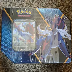 Pokemon TCG Divergent Powers Tin Hisuian Samurott V 73-Card English 2022 6+ - Image 1