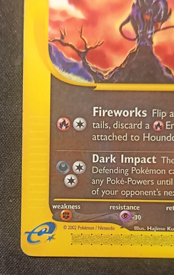 Pokemon Houndoom 15/147 Aquapolis - Regular Rare ENG Good WOTC Iconic Card - Image 5