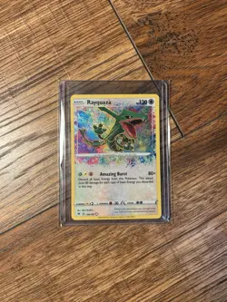 Pokemon Rayquaza Amazing Rare Holo 138/185 Swsh04: Vivid Voltage Card - Image 1