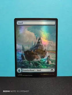 FOIL FULLART Insel / Island - MTG Magic - Image 1