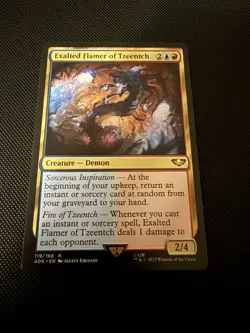 MTG Exalted Flamer of Tzeentch Universes Beyond: Warhammer 40000 Regular NM - Image 1