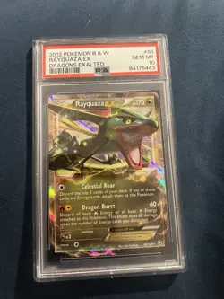 2012 POKEMON B & W RAYQUAZA EX DRAGONS EXALTED #85 GEM MT 10 84175443 - Image 1