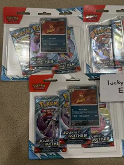 Pokemon TCG Journey Together 3 Pack Blister Lot of 5x ⚡ FACTORY SEALED ⚡ - Image 2