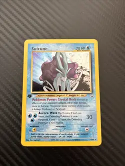 Suicune 14/64 - 1st Edition Neo Revelation Holo Rare - Pokemon - NM - Image 1