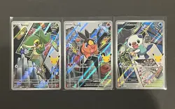 Pokemon TCG: First Partner Illustration Collection Series 2 Unova Gen 5 set of 3 - Image 1