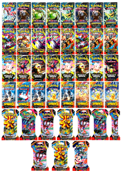 Huge Mixed Pokemon Booster Pack Lot – 50 Packs – Factory Sealed - Image 1