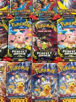 Huge Mixed Pokemon Booster Pack Lot – 50 Packs – Factory Sealed - Image 3