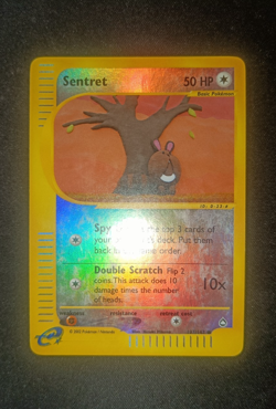 Pokemon Sentret 107/147 Aquapolis - Reverse Holo Common ENG NM Mear Mint WOTC - Image 1