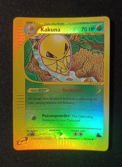 Pokemon Kakuna Skyridge 70/144 - Reverse Holo Common ENG NM Near Mint No Creases - Image 1