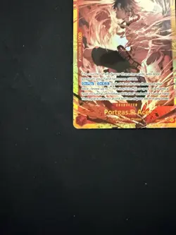 One Piece Portgas D. Ace OP16-118 SEC Secret Rare English - Image 5