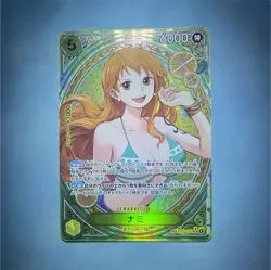 Bandai One Piece Nami EB03-053 Full Art Holo 6000 Power Heroines Edition Card - Image 1