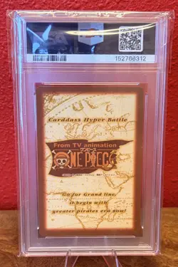 One Piece Carddass Luffy C01 Hyper Battle First Stage CHB Japanese 1999 PSA 8 - Image 2