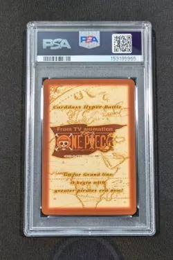 1999 One Piece CHB Japanese Holo Luffy C01 PSA 9 MINT First Stage - Image 4